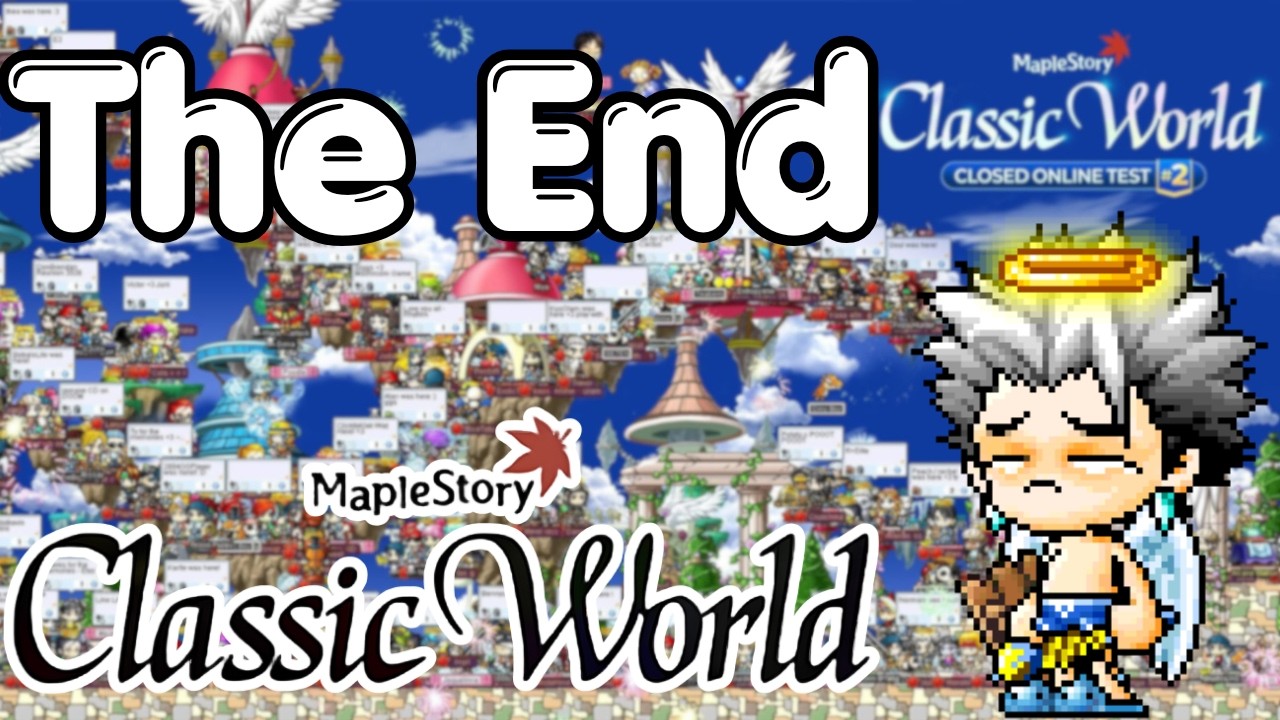🍁MapleStory Classic Closed Beta Test | Last Few Hours Sadly🍁