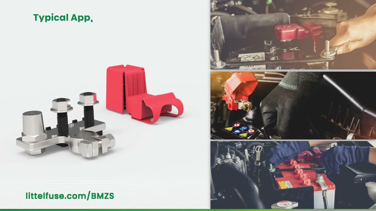 Littelfuse ZCASE-BMZS - 80 V Battery-Mounted Fuse Holder with Studs