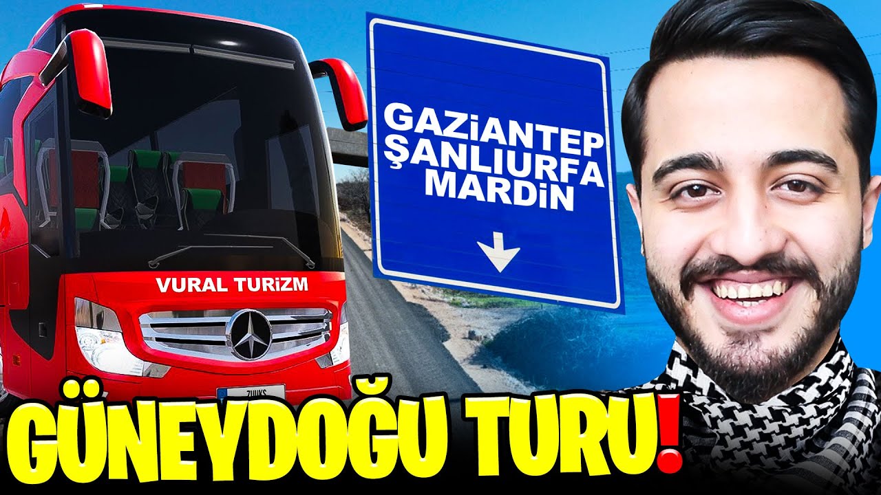 EKİPLE MEMLEKETLERİMİZE GİTTİK! OTOBÜSLE GÜNEYDOĞU TURU! Bus Simulator Ultimate #7
