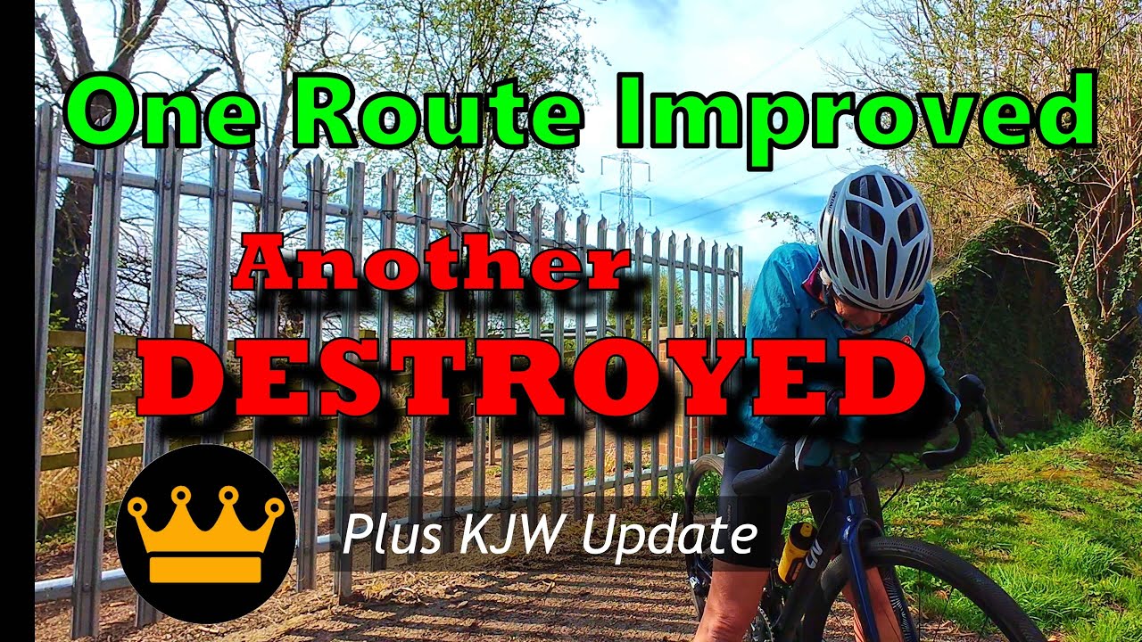 One Cycling Route Improved - Another Destroyed