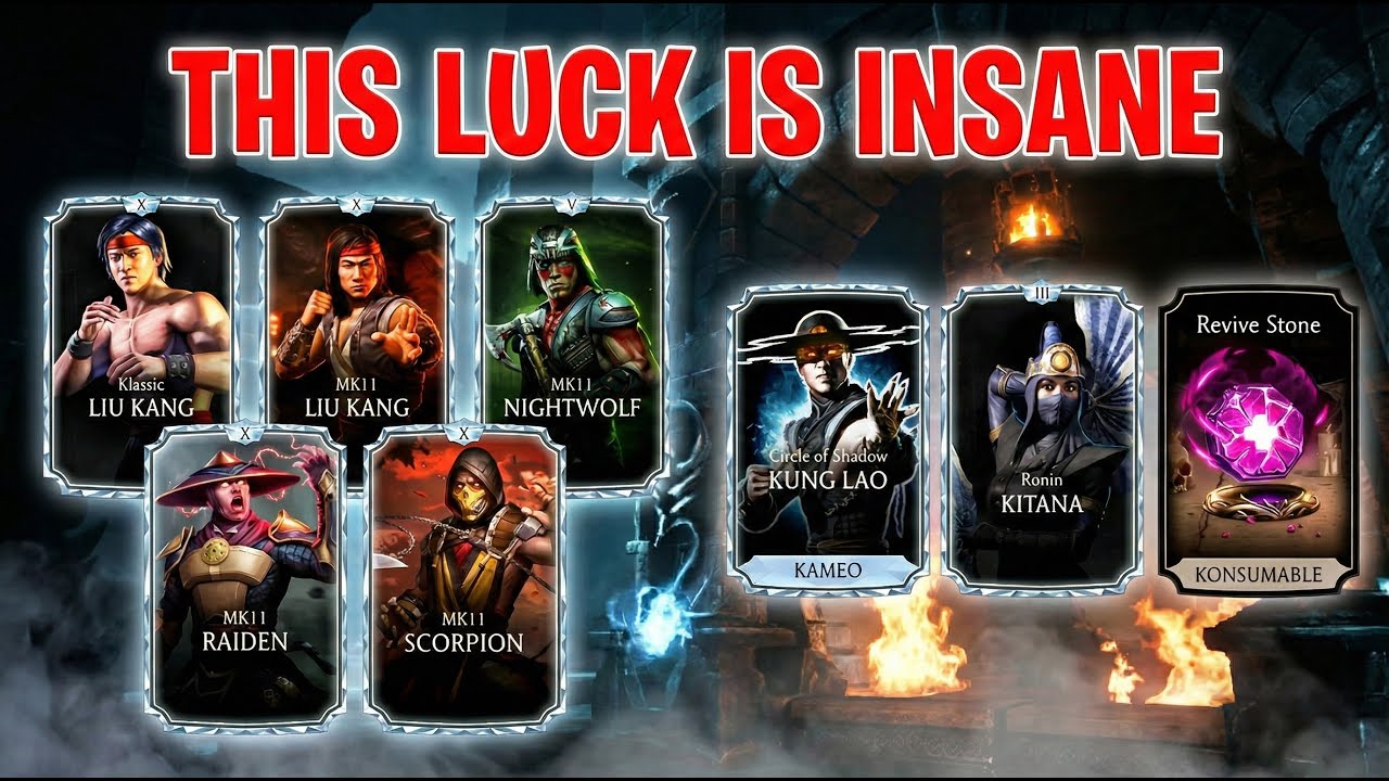 This Luck Will BLOW YOUR MIND in MK Mobile! Double Diamond Krypt Pull! Merry Christmas!
