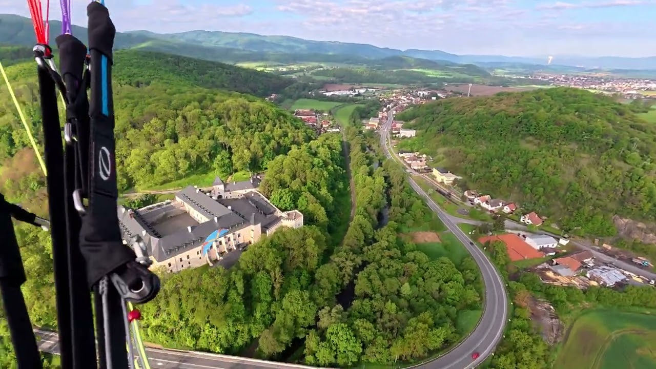 Flying over the amazingly beautiful Slovakia with Scout Paramotor Adventures and Miro