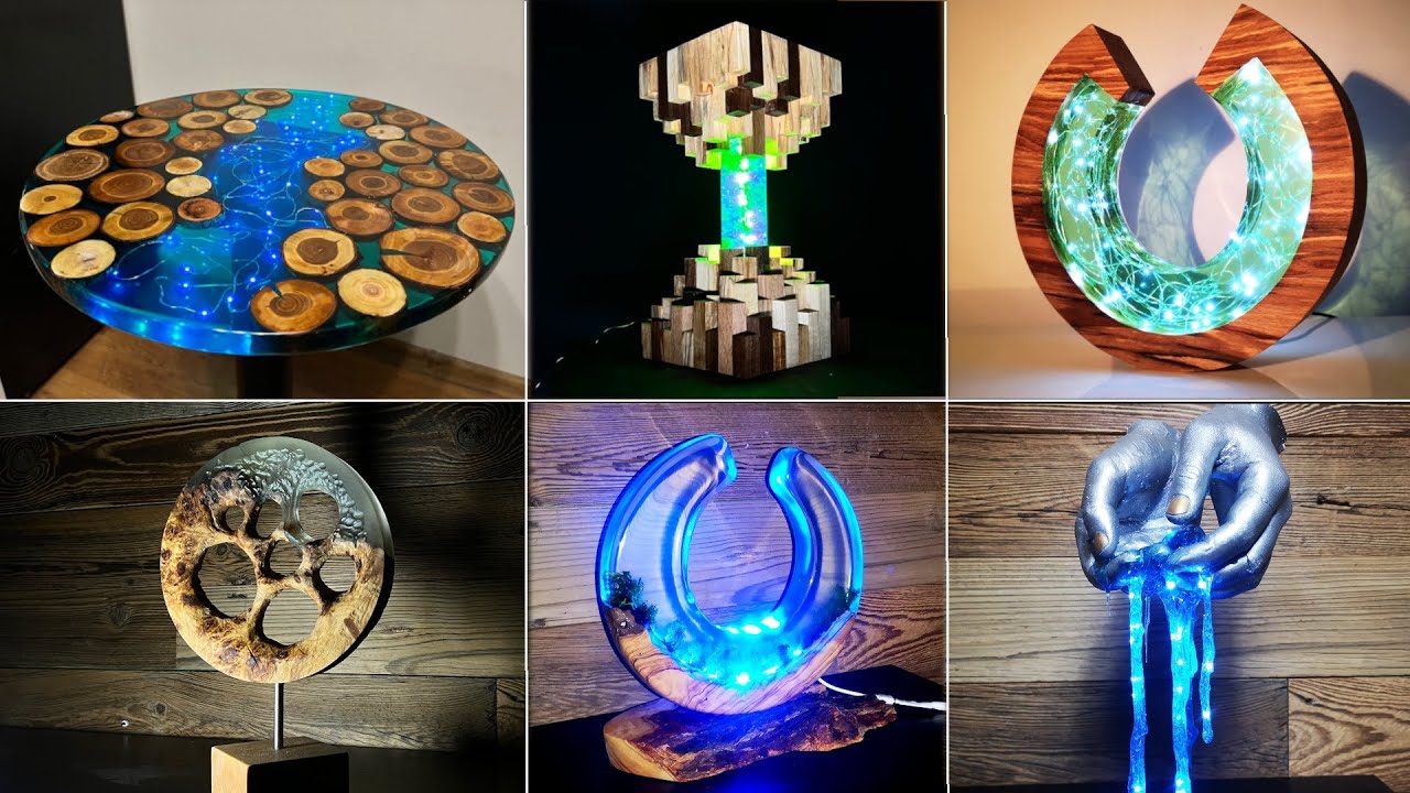 2h Amazing Epoxy Resin DIY Ideas - Tables , Lamps , Sculptures - Resin Art