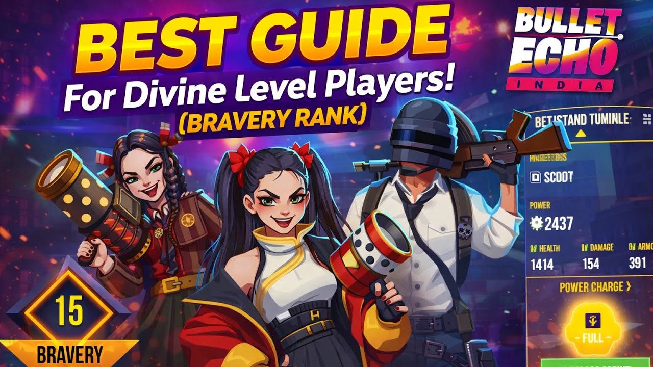 BEST GUIDE!! For Trophies Pushing 😱🔥 Tips & Tricks For Bravery Rank 🔝 | Bullet Echo India