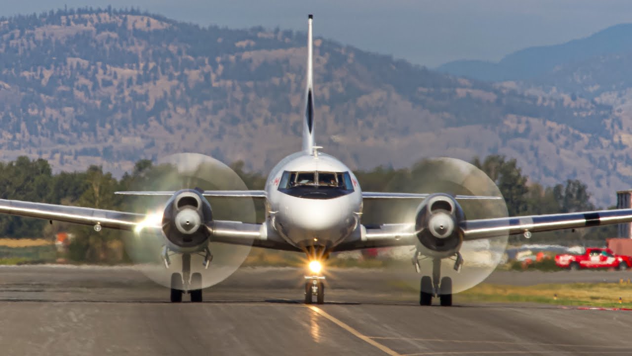 70 YEARS OLD! Active Convair 580 Operating a KF Aero Flight to Prince George!