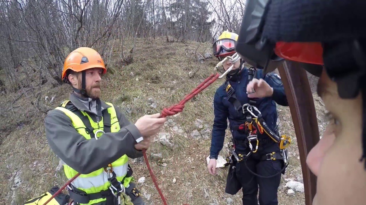 PGD Stara Loka: Vrvna tehnika - Tirolska žičnica