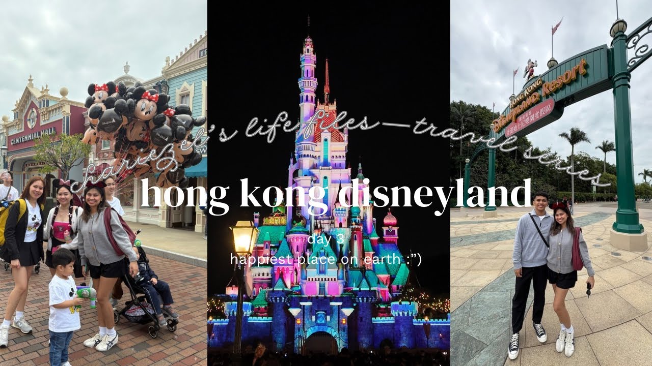 hong kong disneyland 🤩 | travel series 🇭🇰