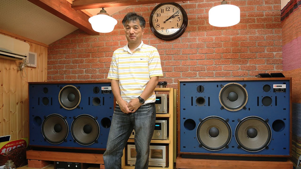 [Old Vid] JBL 4355 Speakers Restored by KENRICK SOUND were Delivered to Mr. Abe's Room on July 2012