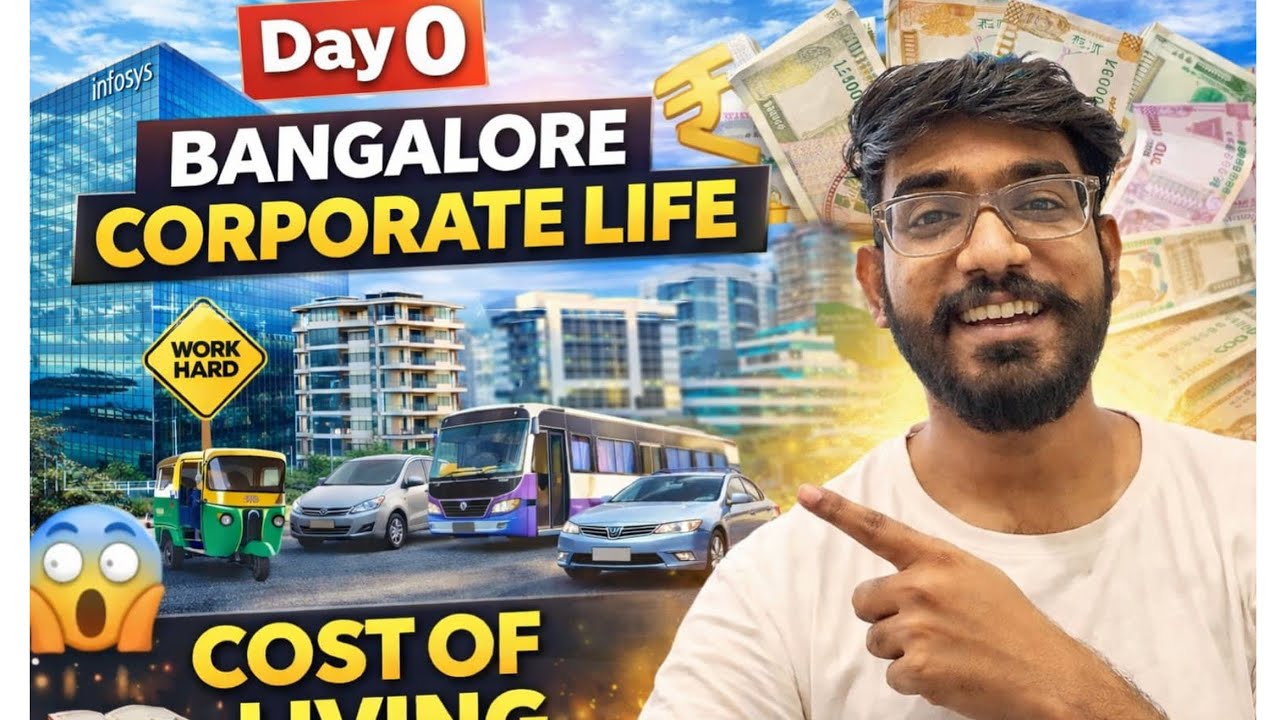 Day 0 | ₹45,000 Per Month in Bangalore? Real Corporate Life Cost 💼