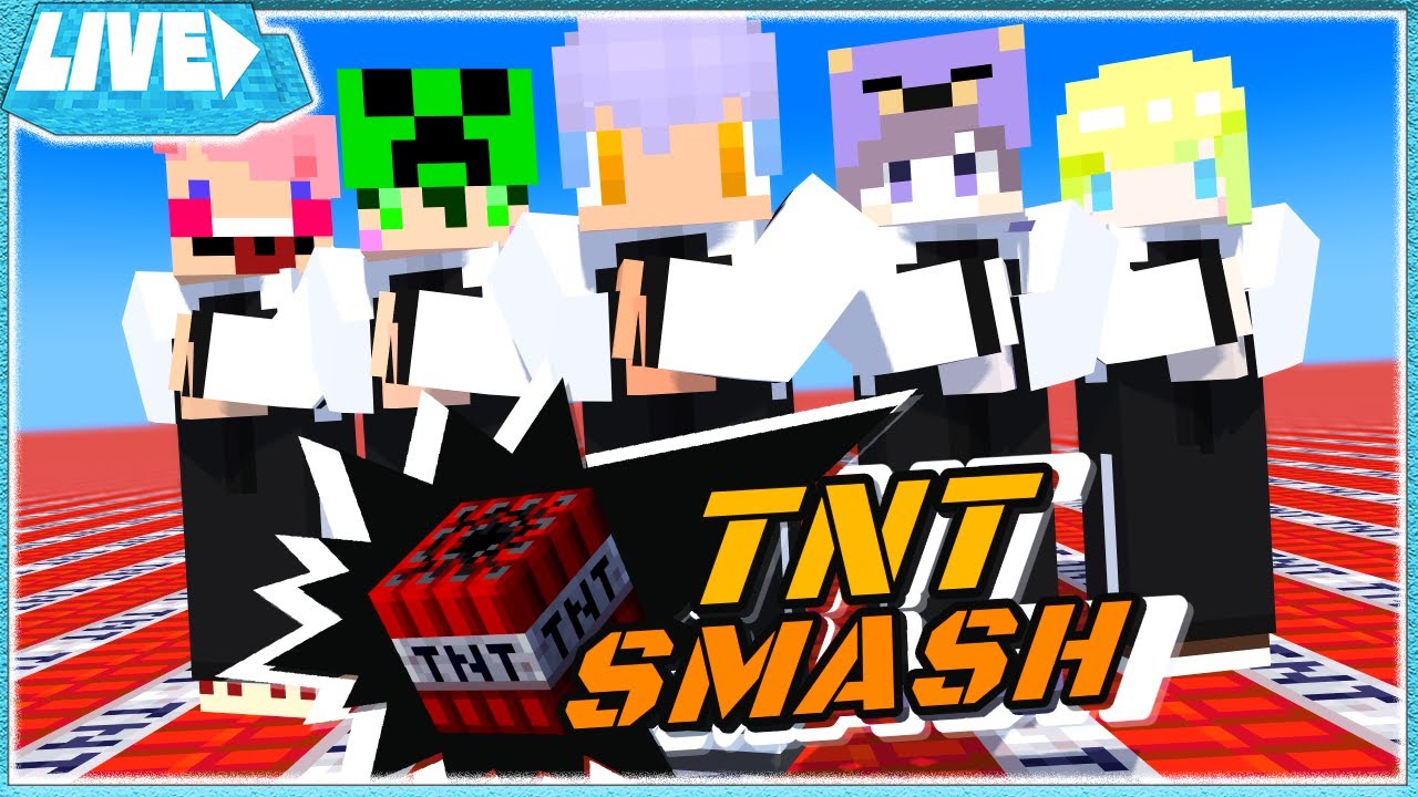 TNTスマッシュ、決勝の地へ【マインクラフト】【飛び石のしゅん】