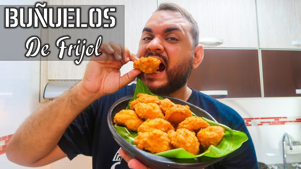 BUÑUELOS DE FRIJOL - RECETA FÁCIL- RECETACOLOMBIANA - CAPITULO # 32