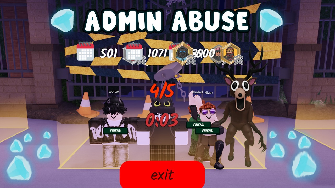 🔴 99 Nights in the Forest Admin Abuse With My Subscriber !