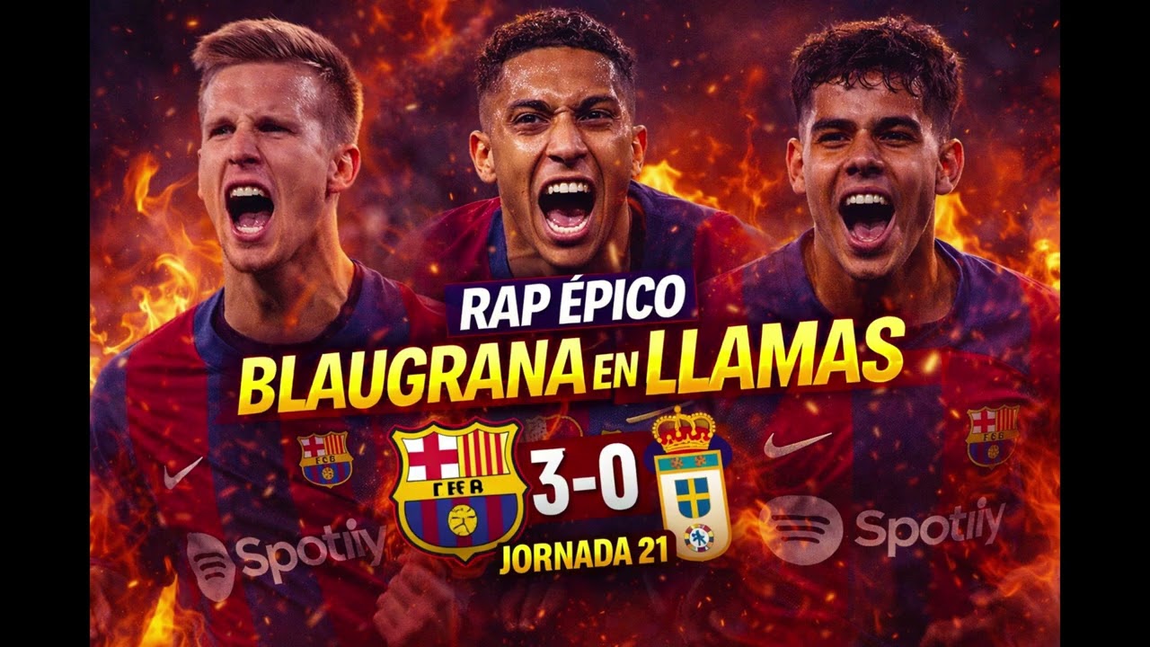 🎤 RAP ÉPICO | FC Barcelona vs Real Oviedo (3-0) | Jornada 21 LaLiga