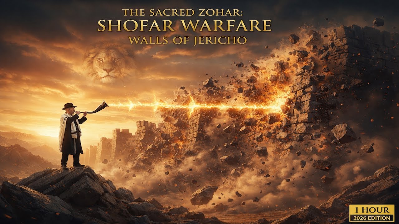 The Sacred Zohar: SHOFAR WARFARE | Walls of Jericho | 1 Hours of Spiritual Victory (2026 Edition)