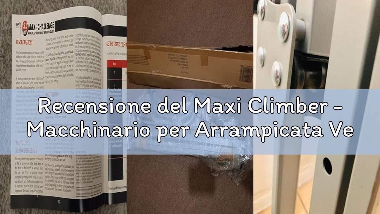 Recensione del Maxi Climber - Macchinario per Arrampicata Verticale di New Image, Ideale per Eserciz