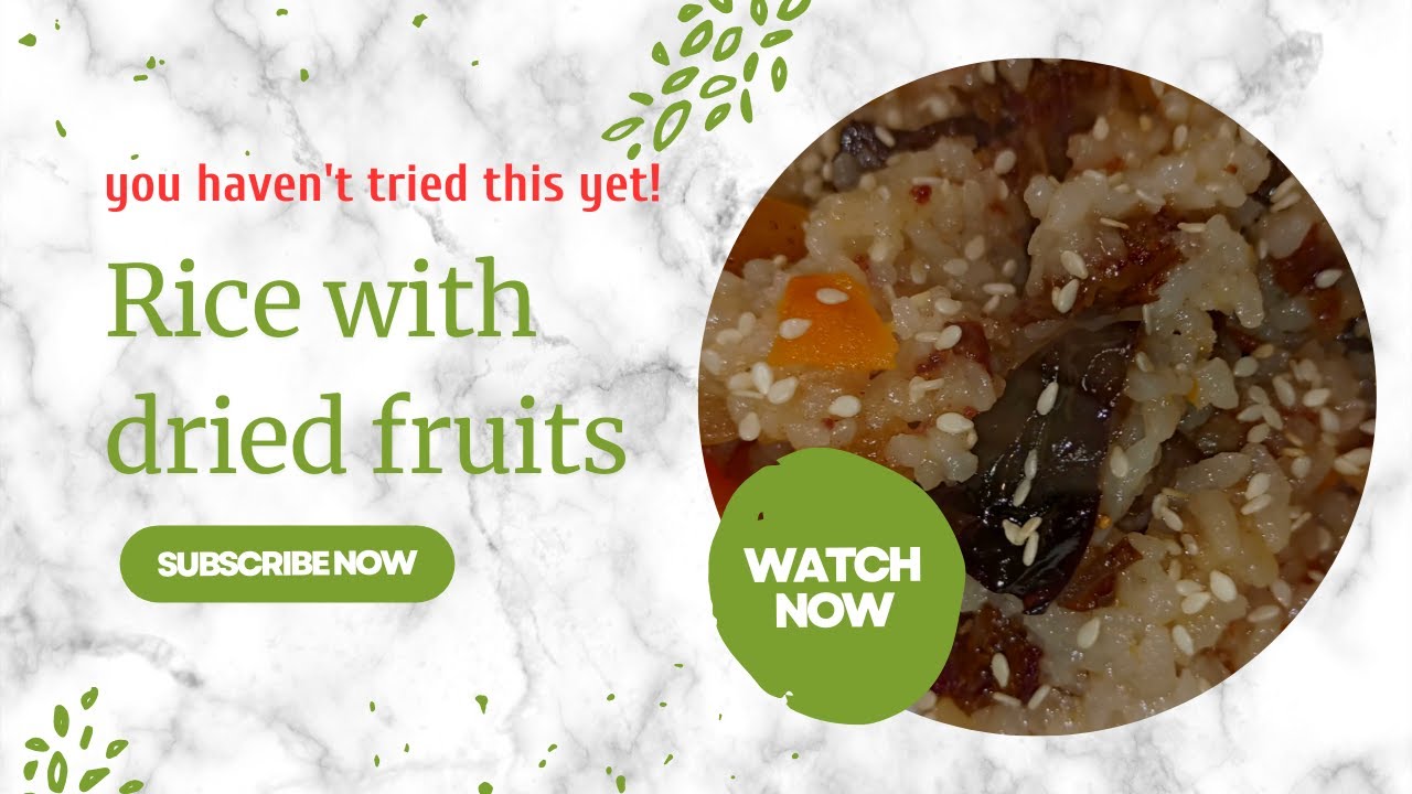 Fruit-Infused Pan Rice | A Sweet and Nutty Culinary Delight!