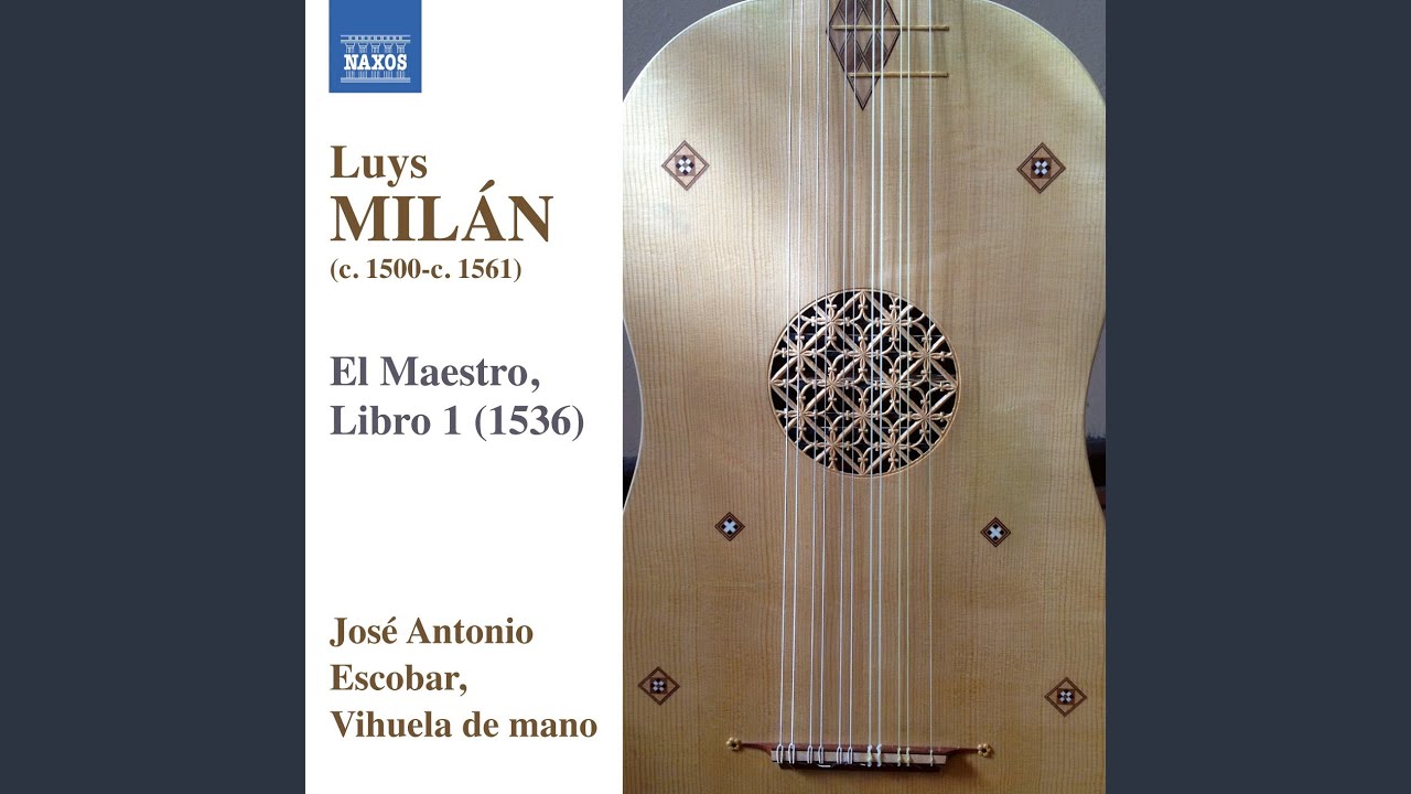 Libro de musica de vihuela de mano intitulado El maestro: Fantasia No. 19