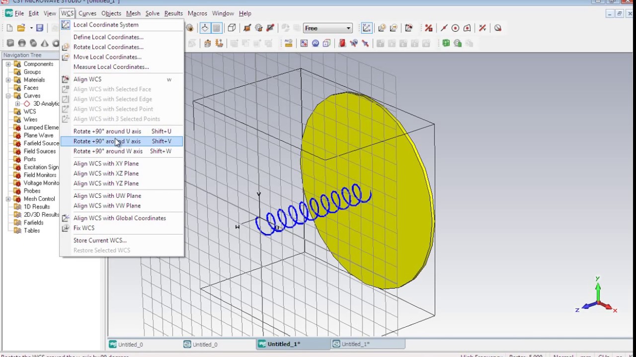 CST Tutorial: Geometrical Design of a Helix Antenna
