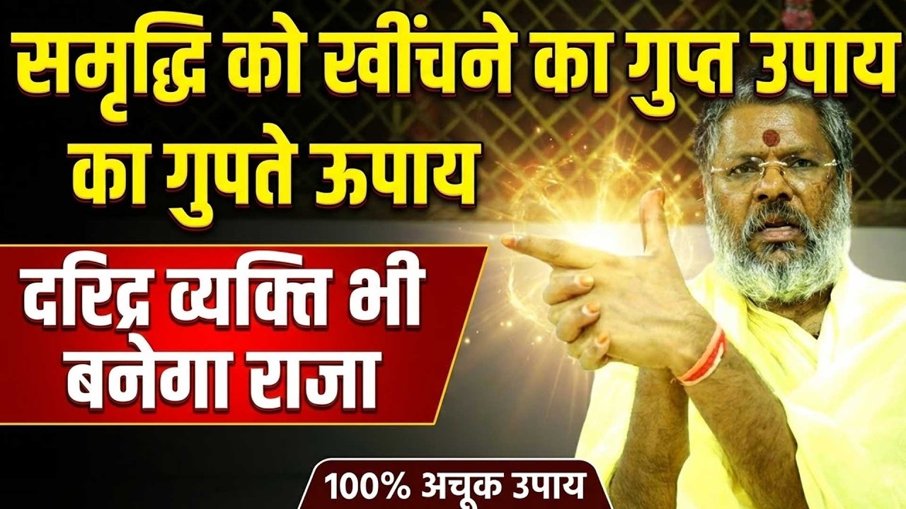 Secret way to attract prosperity - Even a poor person will become a king Shri Vasant Vijayanand Giriji Maharaj