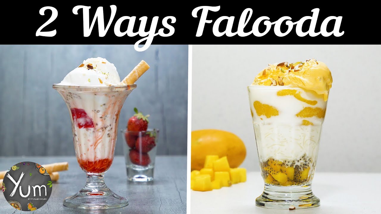 Make Our Refreshing Falooda Recipes At Home.😍🤤
