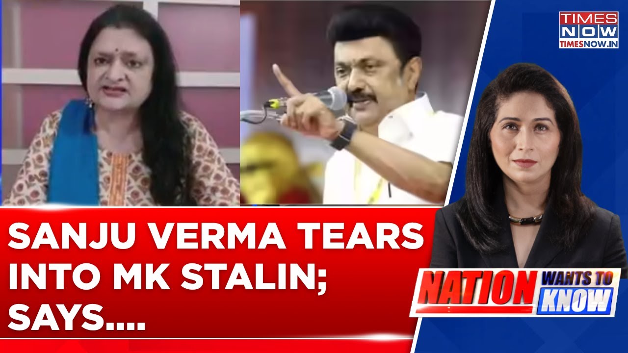 Sanju Verma Tears Into MK Stalin Over Tamil Nadu Metro Row; Says 'TN's Debt Is Over 47%...' | Watch