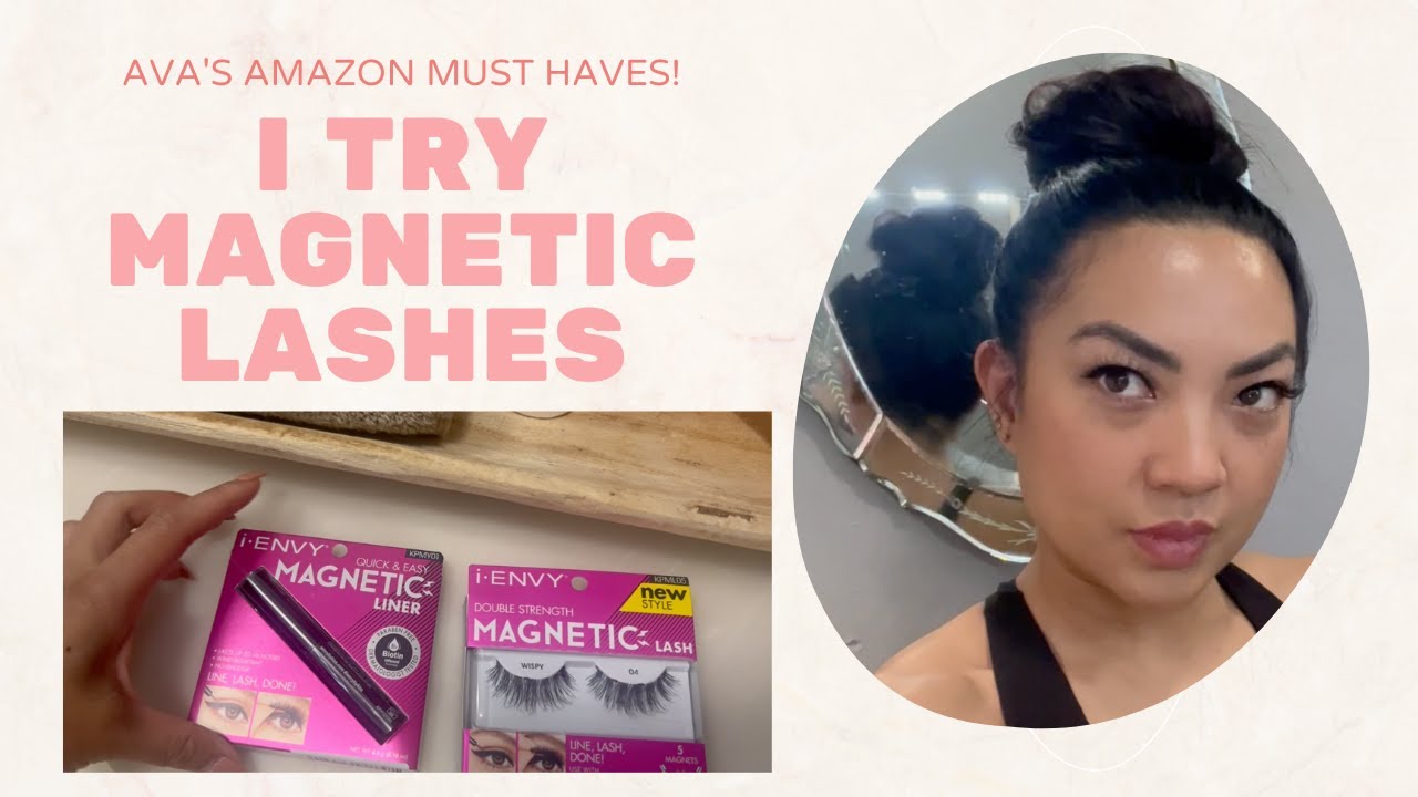 I try the I-Envy double strength magnetic Lashes! Join me to see how it works!