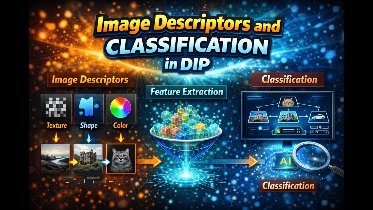 Image Descriptors & Classification 🔍 | Feature Extraction in DIP