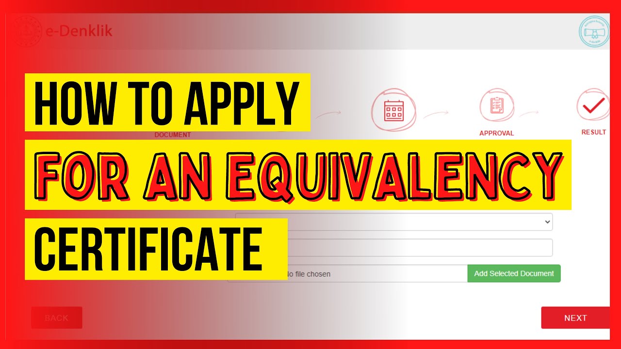 How to Apply for an Equivalency Certificate in Turkey (E-Denklik)