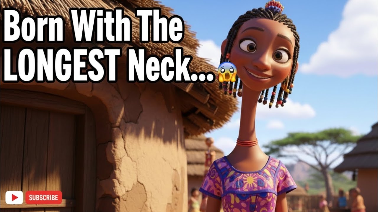 She Was Born With the Longest Neck… What Happened Next Shocked Everyone  #africanstorytelling #viral