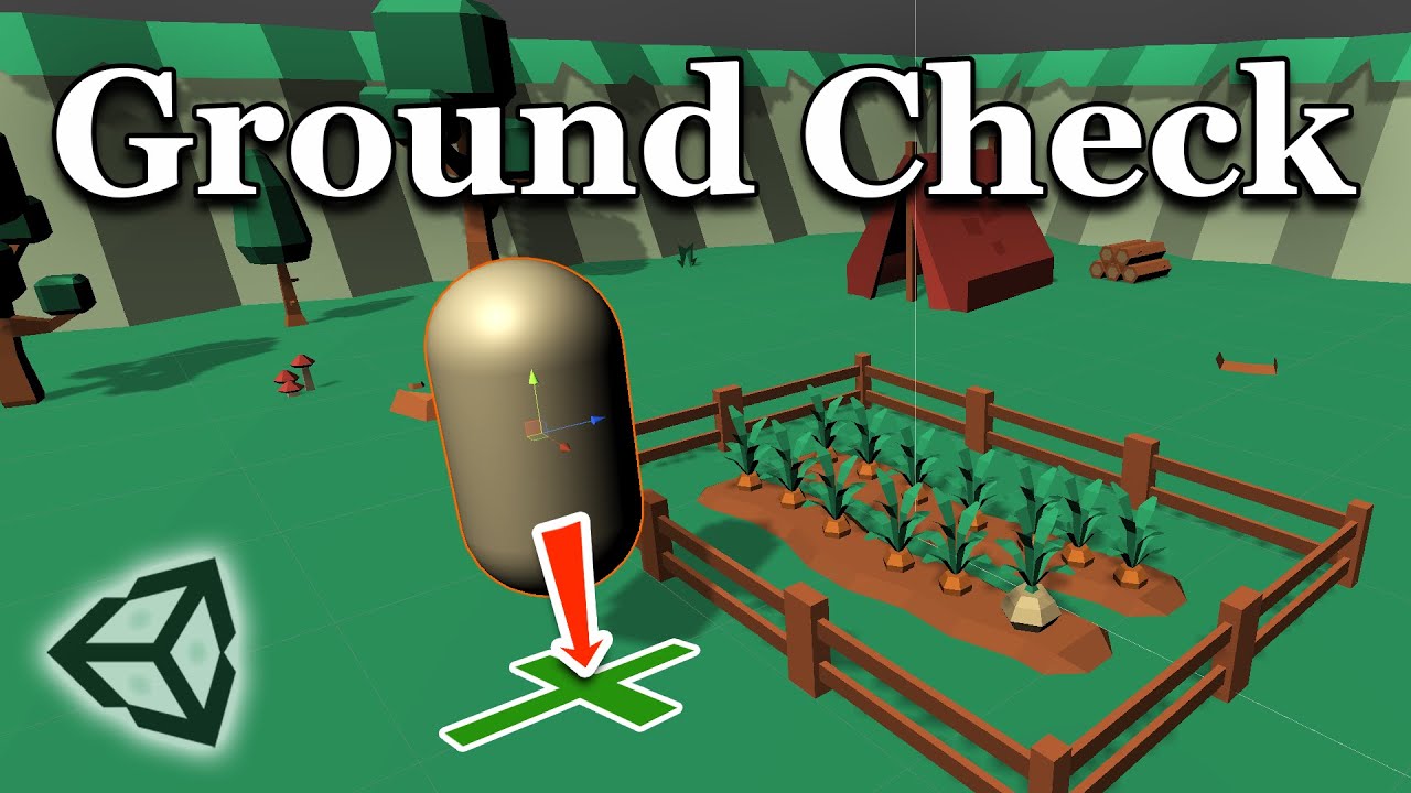 First-Person Controller #3 - Ground Check in Unity - Tutorial C# | Bolt(Visual Scripting) Parallel