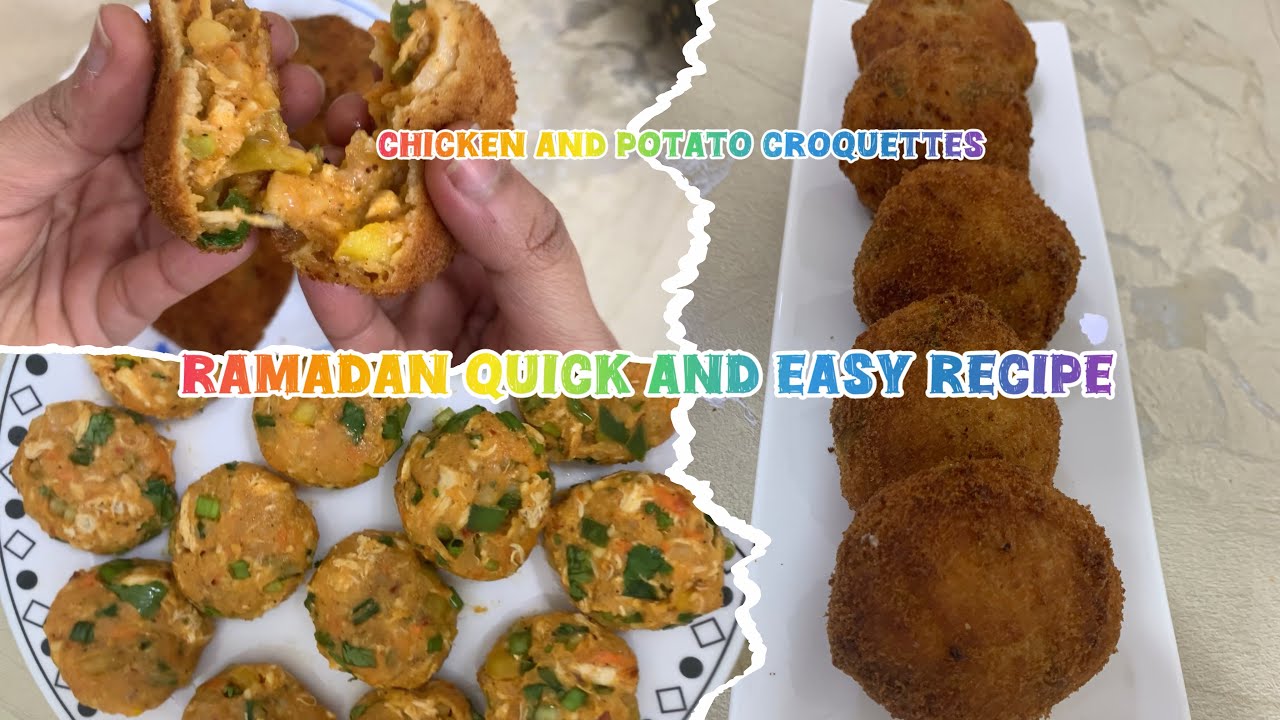 🌙 Ramadan Series | Ep -2 ..  Chicken and potato Croquettes | RumzzCookingConfessions