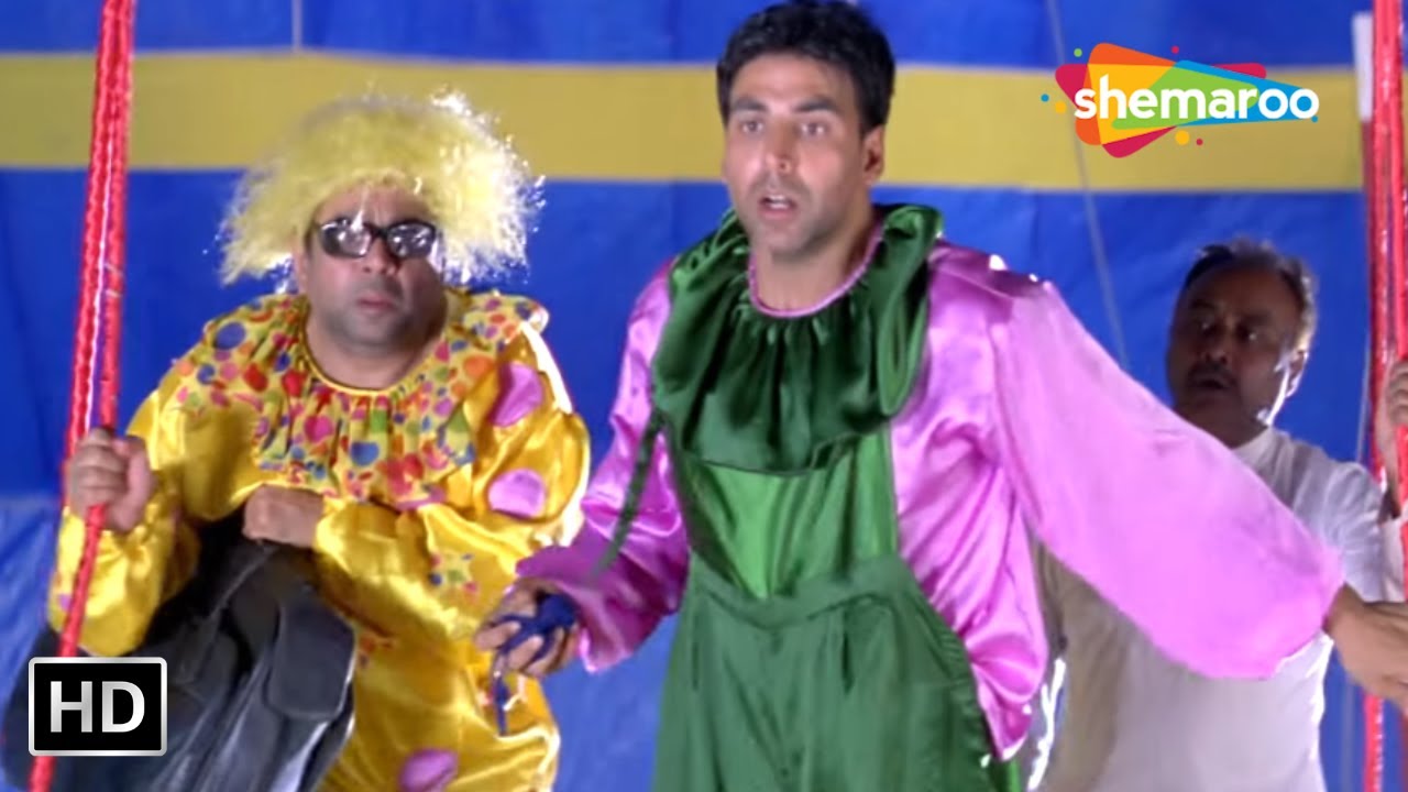 कूकडूकू का खेल | CLIMAX Circus Scene Of Phir Hera Pheri
