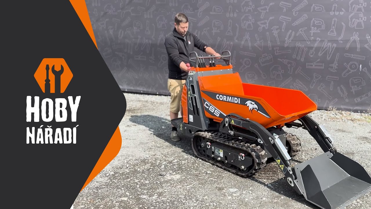 Představujeme minidumper Cormidi C85K &ndash; V&aacute;&scaron; univerz&aacute;ln&iacute; pomocn&iacute;k na staveni&scaron;ti!
