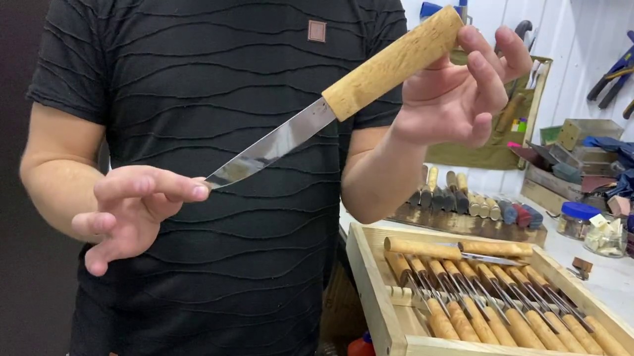 Якутский нож из стали 65г