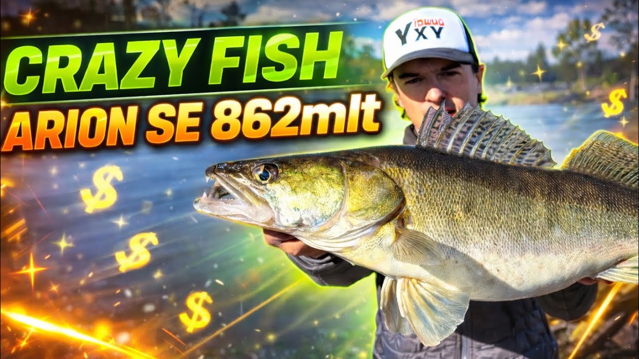 Crazy Fish Arion SE 862MLT &mdash; НОВИНКА 2026! Тест на судаку 🎣
