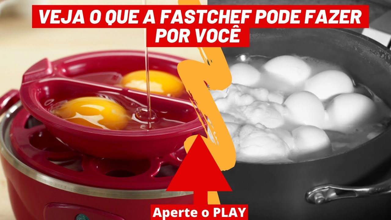 CALDEIRA FASTCHEF- COMO FAZER OVOS E LEGUMES &Agrave; VAPOR