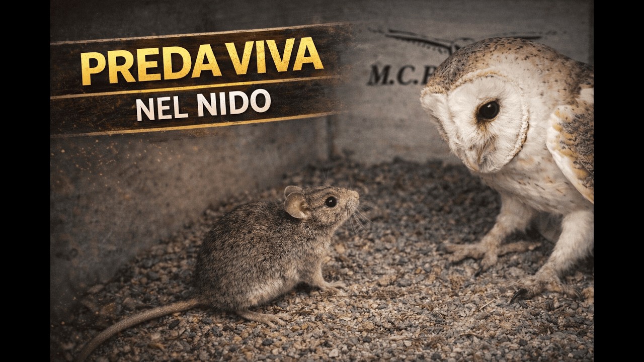 Live mouse inside barn owl's nest for the third time!  |MCBI Project UNIN - University of Nature 4K