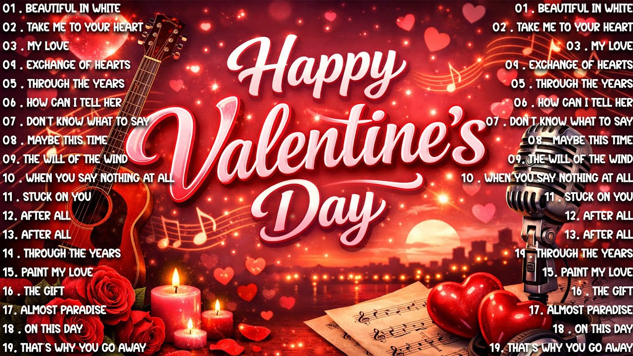 Valentine’s Day Special Love Songs 2026 💕 80s 90s Throwback Hits | Celine Dion, Jim Brickman,..
