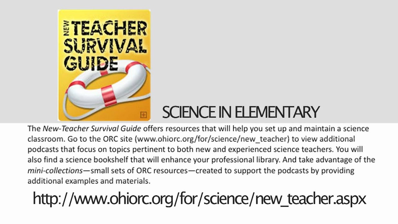 New Teacher Survival Guide Episode 4_ Science in the Elementary Classroom