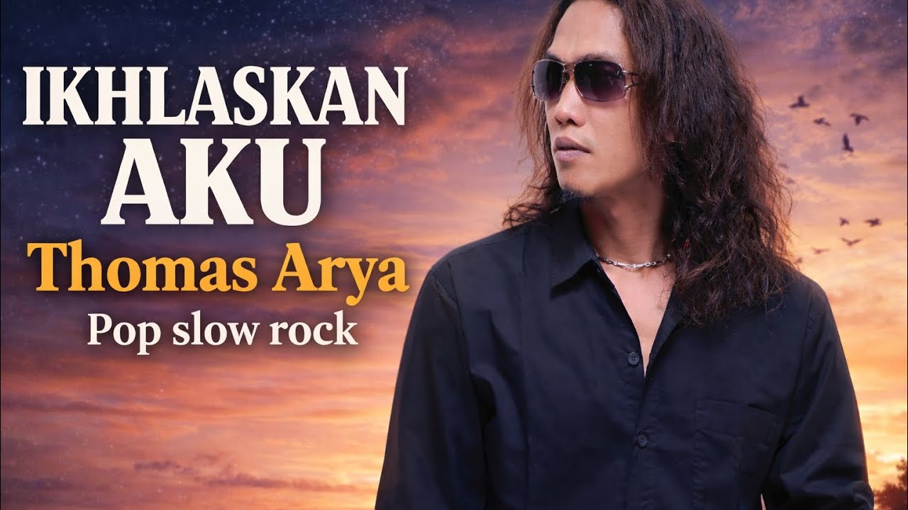 IKHLASKAN AKU - Thomas Arya | Pop slow rock cover IA video lirik 