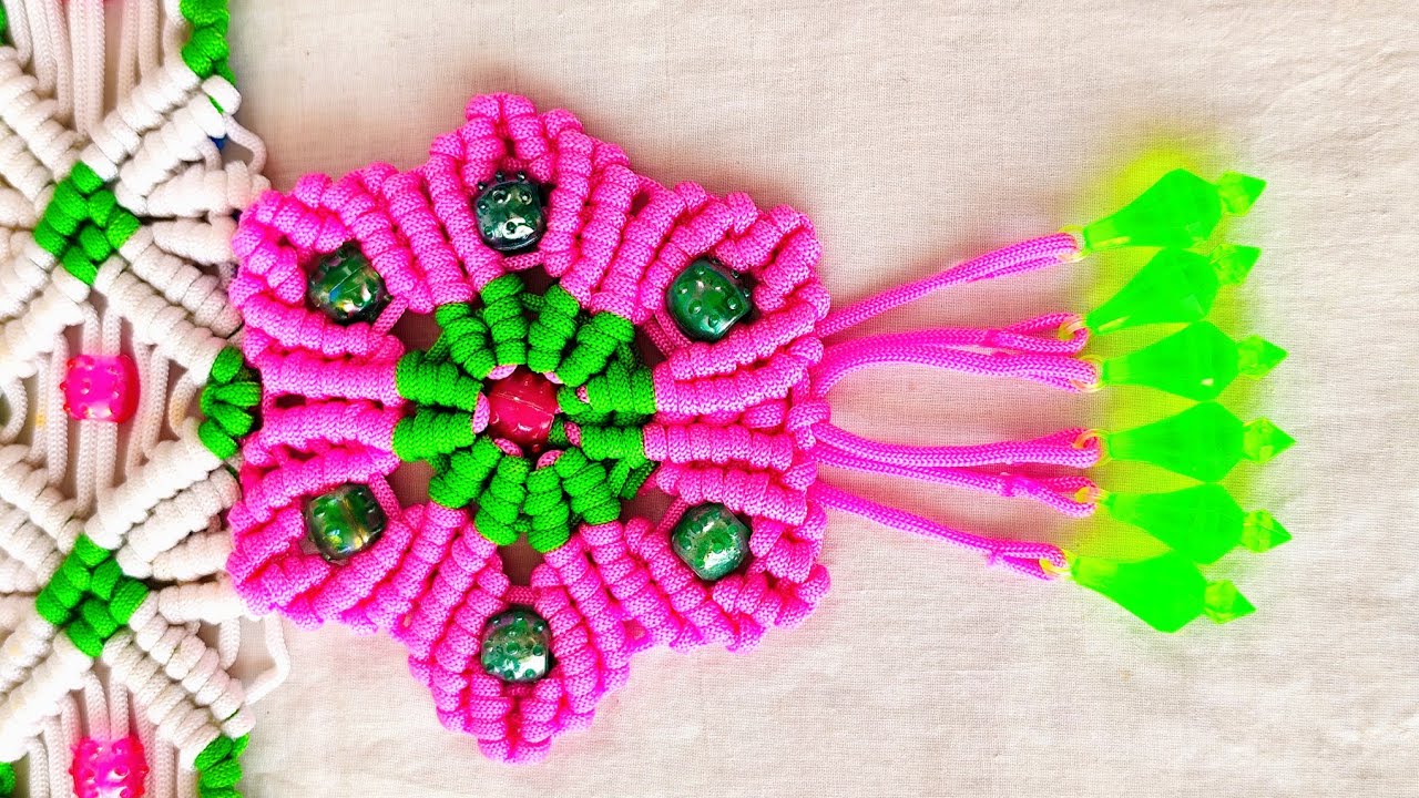 Macrame New Beautiful Flower Design Toran Door Hanging Tutorial 