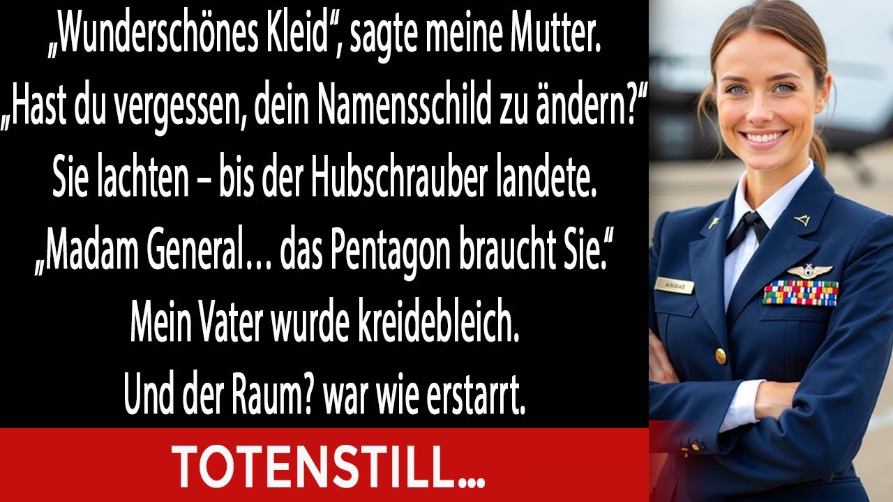 Meine Familie beschimpfte mich – bis ein Helikopter landete: „Generalin, bitte kommen Sie mit uns!“