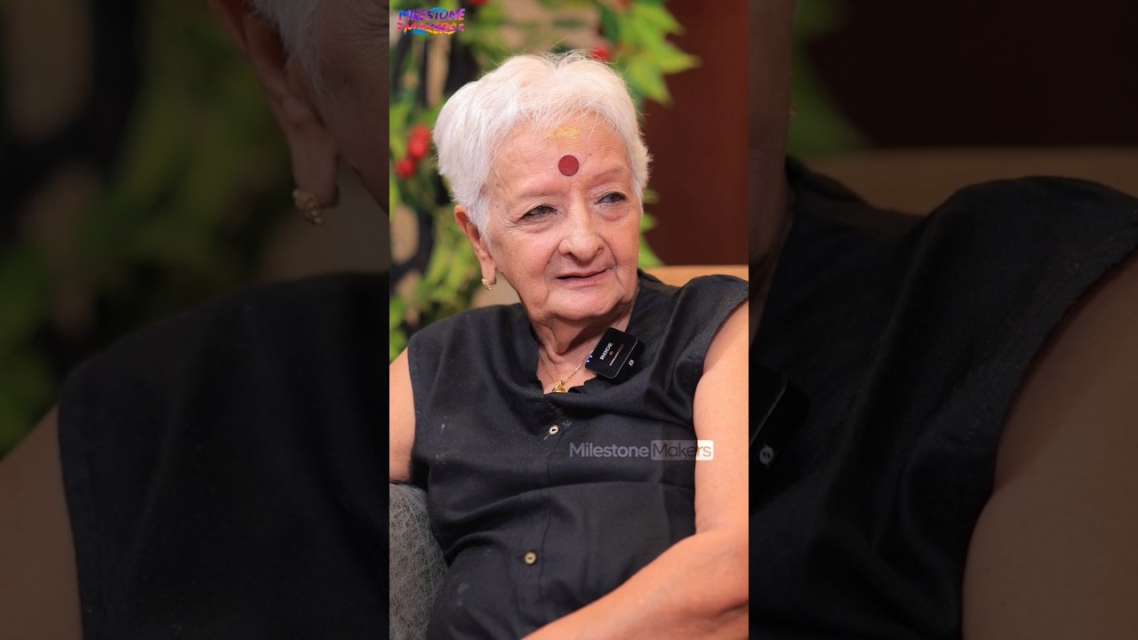Earlier, The Big Salary Was 1 Lakh | Valsala Menon | Milestone Makers | #shorts