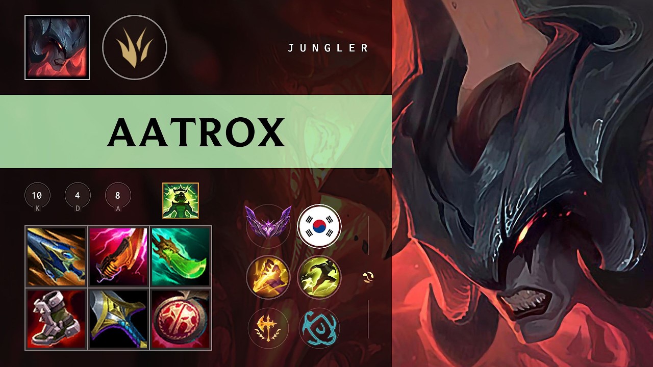 Aatrox Jungle vs Lillia - KR Master Patch 26.09