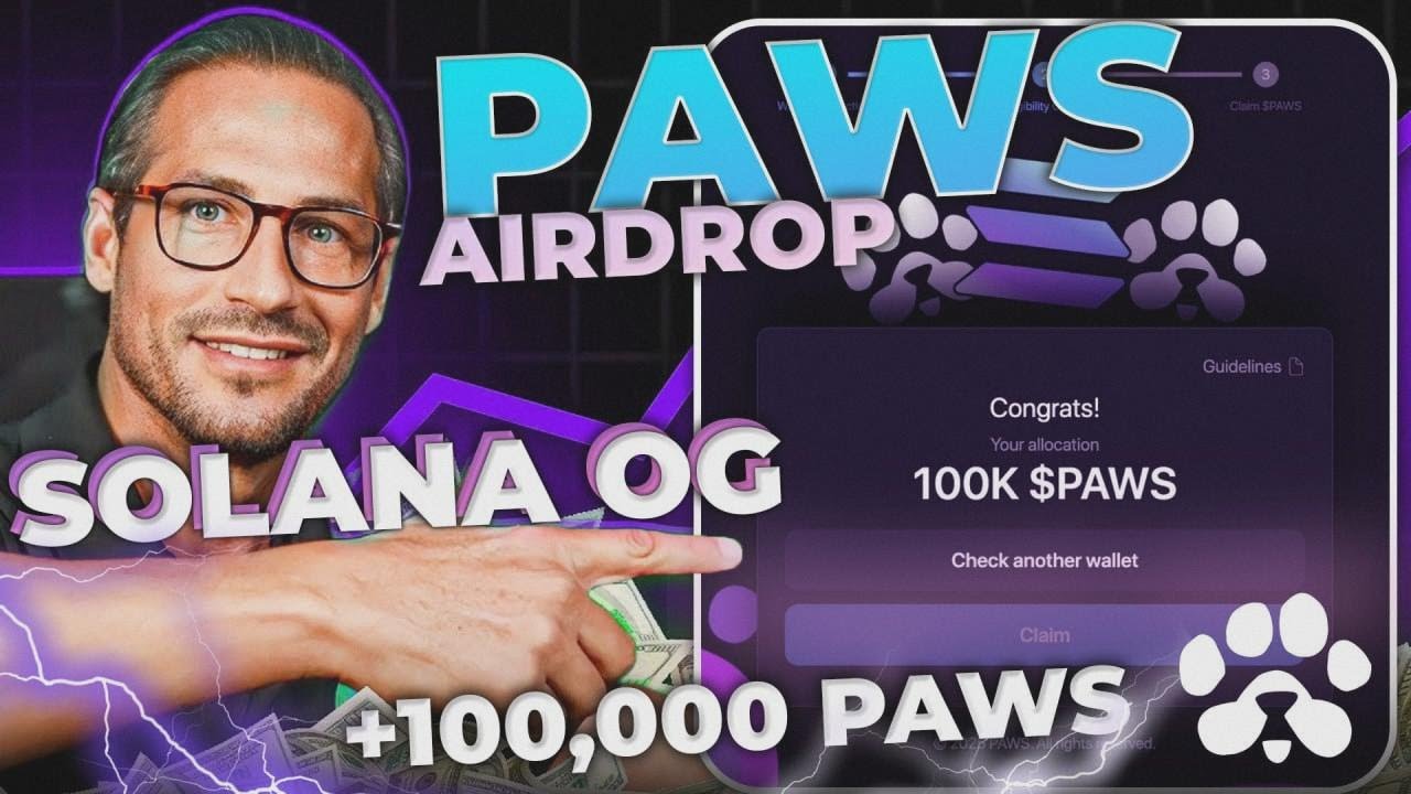 PAWS Airdrop LIVE: How I Claimed My Free PAWS Tokens