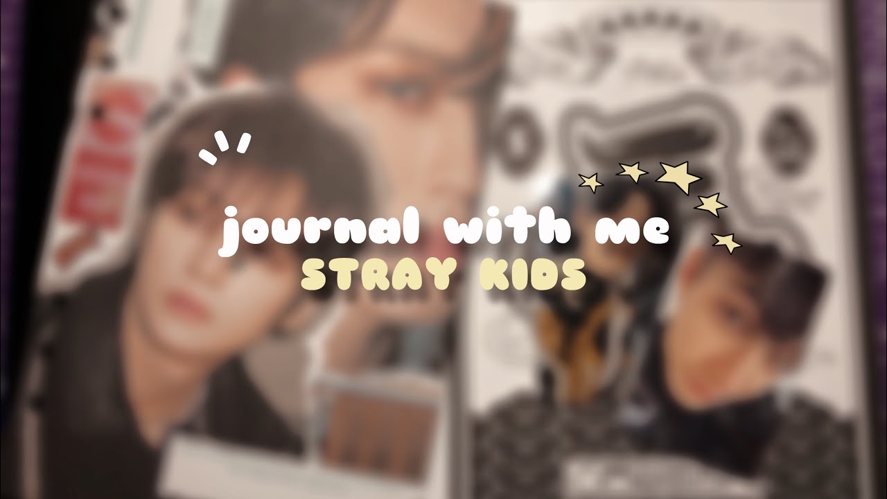 ✂️ / делаю разделитель-коллаж для биндера / journal with me / stray kids binder