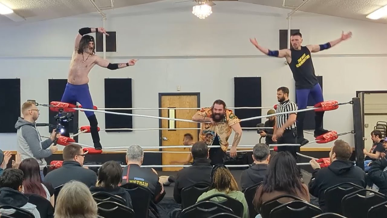 Six Person Tag Team Wrestling FULL MATCH | The Hot Commodities + Ron Voyage vs The Adams Family