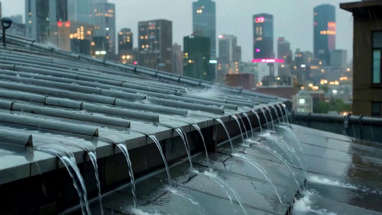 Realistic Rain Sounds for Sleeping 🌧️ | Thunder & Rain on Roof – 99% Fall Asleep Fast