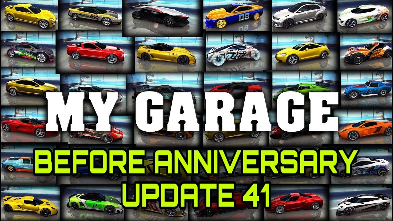 Asphalt 8, My Garage 262 Cars, Before Anniversary Update 41