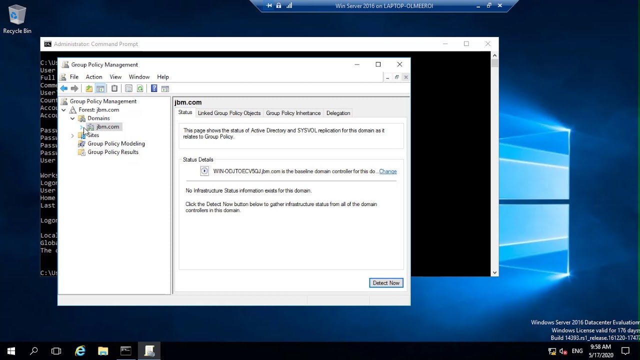 Extending User Account Password Age In Windows Server 2016